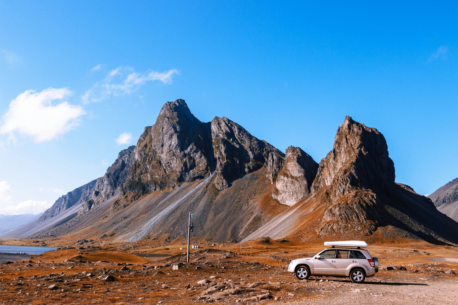 A 4wd car in Iceland
